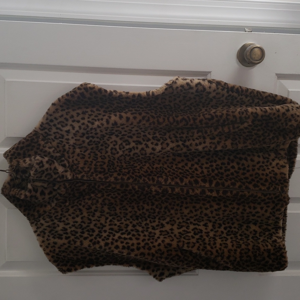 Faux fur vest